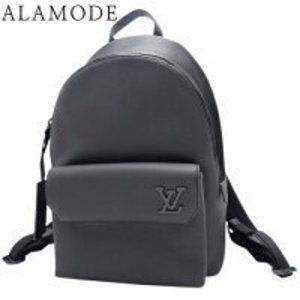 Louis Vuitton Aerogram Takeoff Backpack Shoulder Calf Noir Black